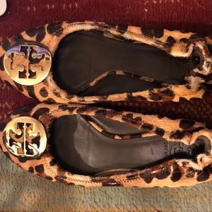 Tory Burch Leopard Flats Size 7.5!
